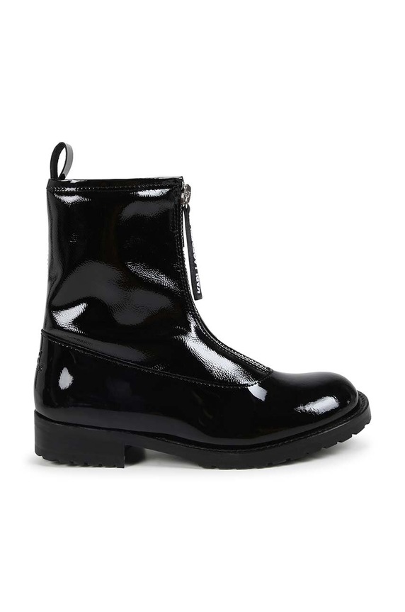 Karl Lagerfeld ghete din piele pentru copii Z30305.36.39 negru AW24