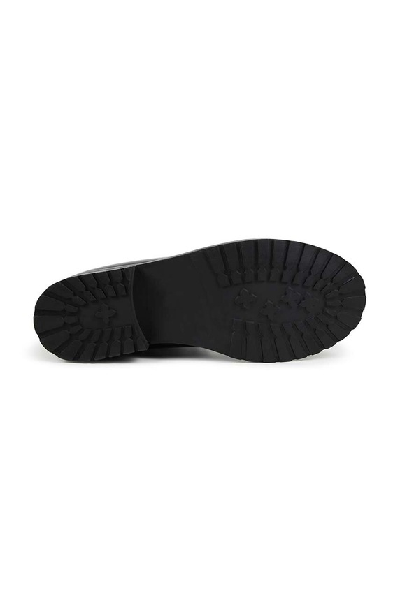 Karl Lagerfeld ghete din piele pentru copii Z30305.36.39 negru
