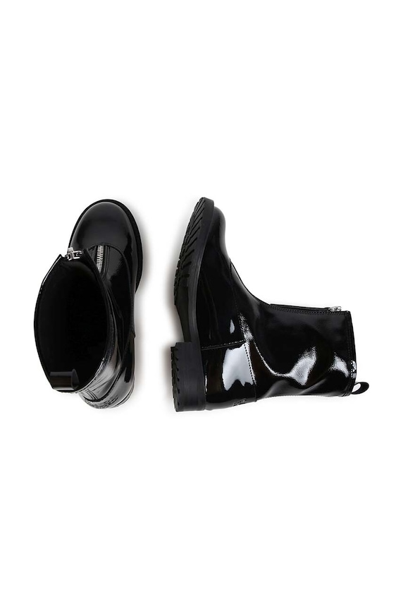 Karl Lagerfeld ghete din piele pentru copii Z30305.36.39