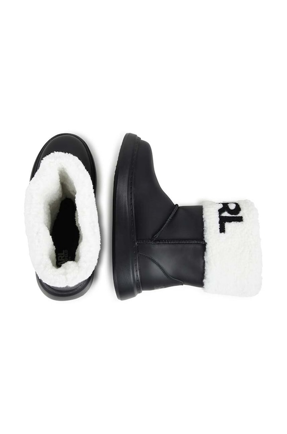 Detské zimné kožené topánky Karl Lagerfeld Z30312.36.39
