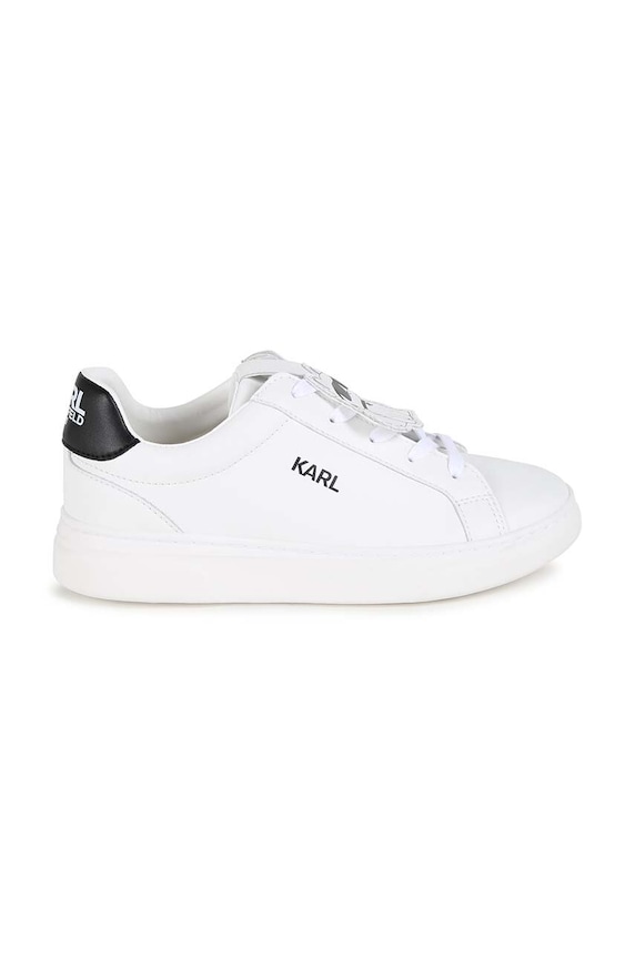 Παιδικά δερμάτινα sneakers Karl Lagerfeld Z30313.36.39 λευκό AW24