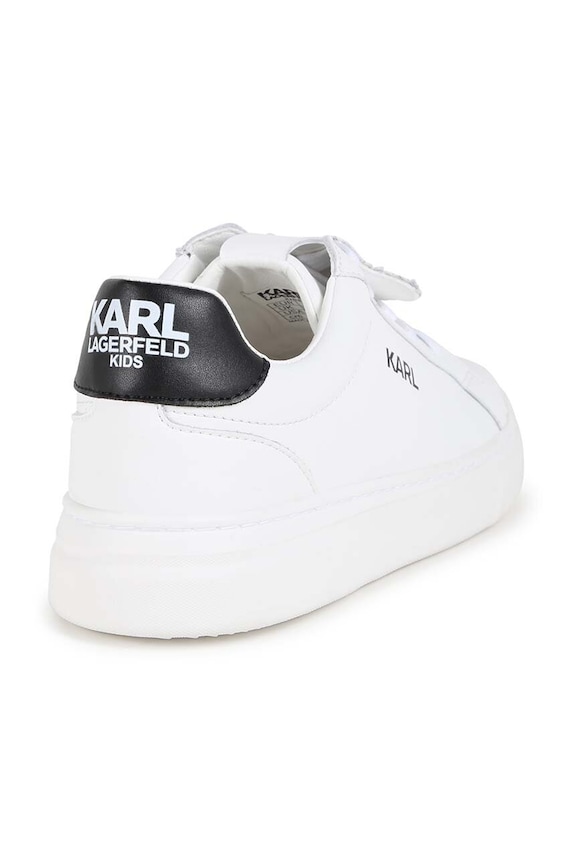 Κοριτσίστικα Παιδικά δερμάτινα sneakers Karl Lagerfeld Z30313.36.39 λευκό