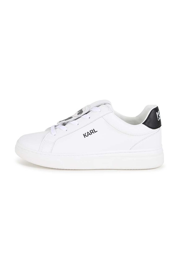 Παιδικά δερμάτινα sneakers Karl Lagerfeld λευκό Z30313.36.39