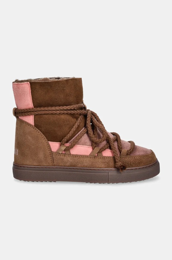 Παιδικές μπότες χιονιού Inuikii PATCHWORK 3001.003.0072 καφέ AW25