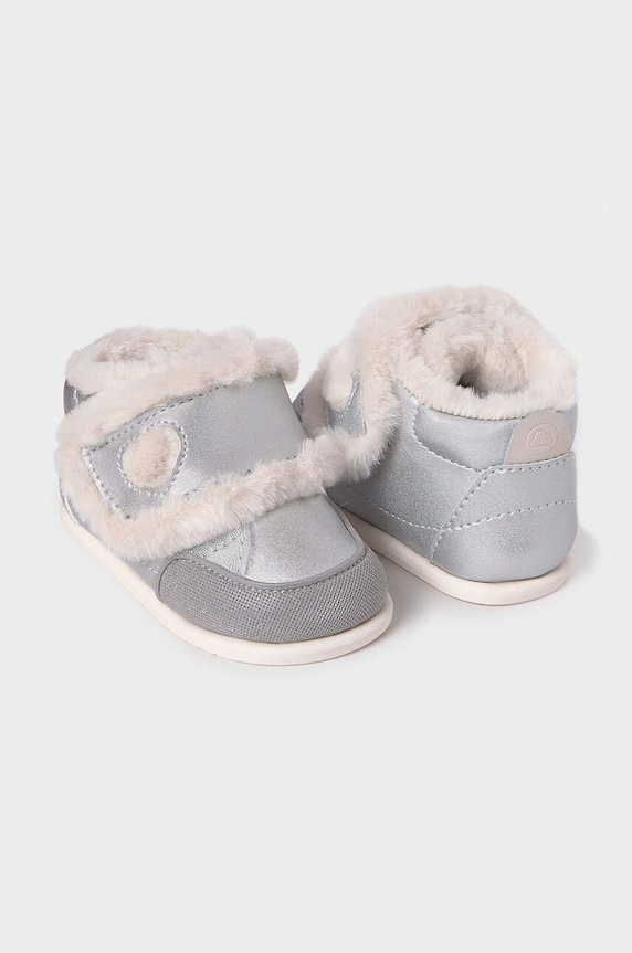 Mayoral buty zimowe niemowlęce 42468.21B.Baby srebrny AW24