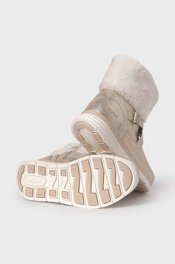 Dziewczynka Mayoral buty zimowe dziecięce 42486.32A.Baby złoty