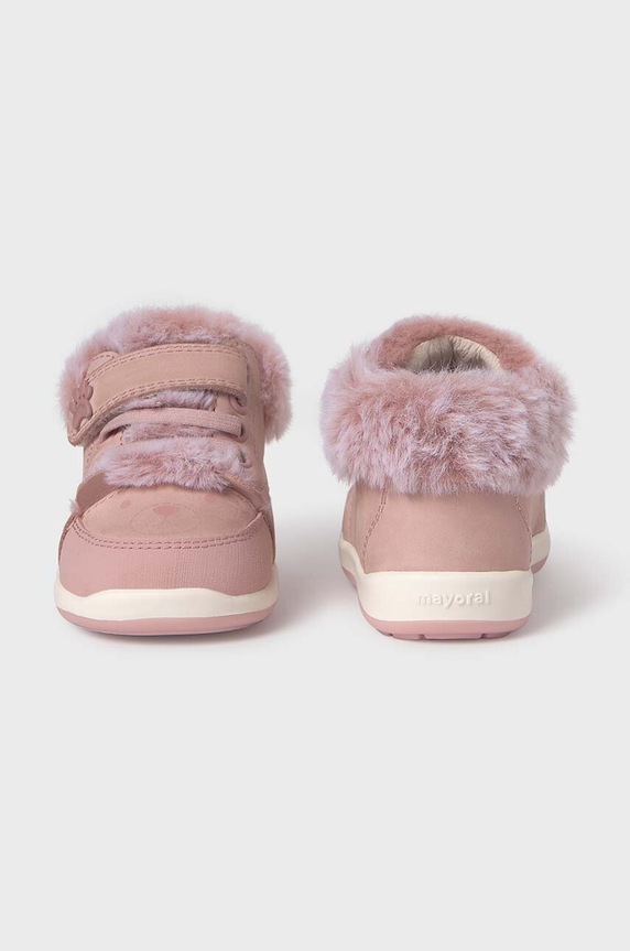 Dětské zimní boty Mayoral 42498.57B.Baby růžová AW24