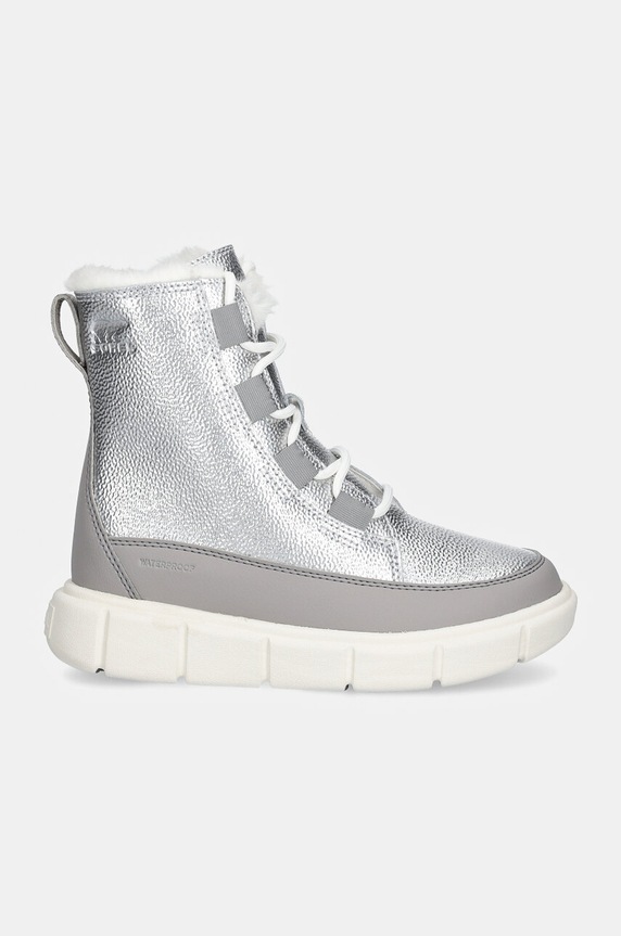 Sorel śniegowce dziecięce CHILDRENS SOREL EXPL 2088511.G srebrny AW24