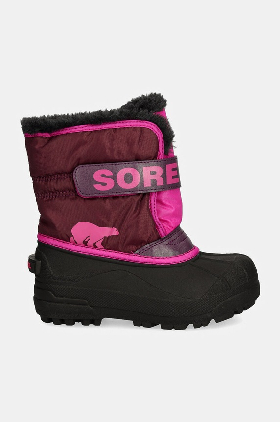 Sorel śniegowce dziecięce TODDLER SNOW COMMAND 2114101.G różowy AW24