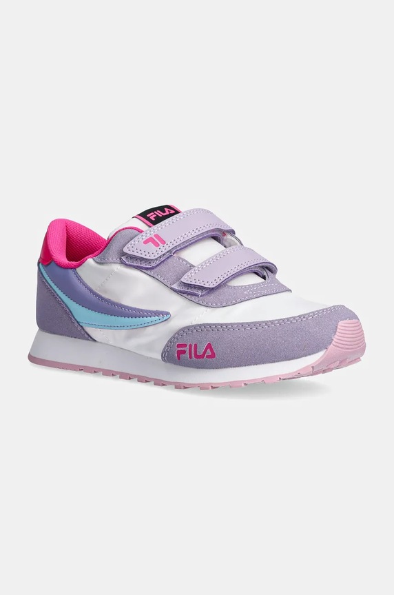 Detské tenisky Fila ORBIT REVOLUTION velcro textilný fialová FFK0225.G