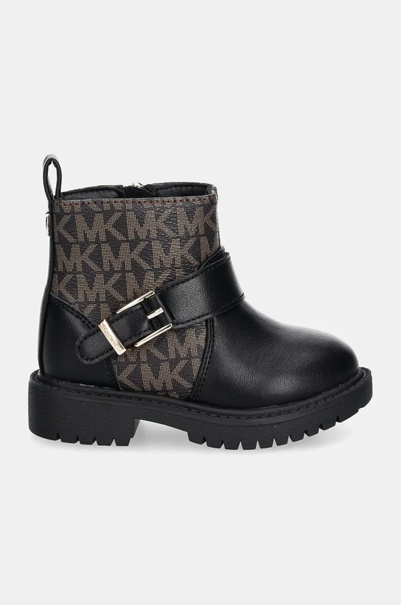 Michael Kors botki dziecięce MADELINE HASKELL MOTO MK101101 czarny AW24