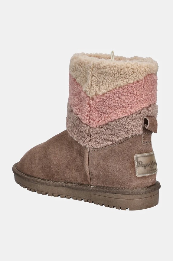 Κοριτσίστικα Παιδικές μπότες χιονιού Pepe Jeans DISS FUR PGS50201 μπεζ