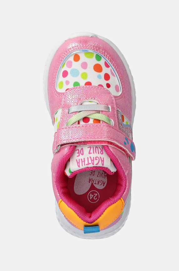 Agatha Ruiz de la Prada scarpe da ginnastica per bambini rosa 241930.24.27