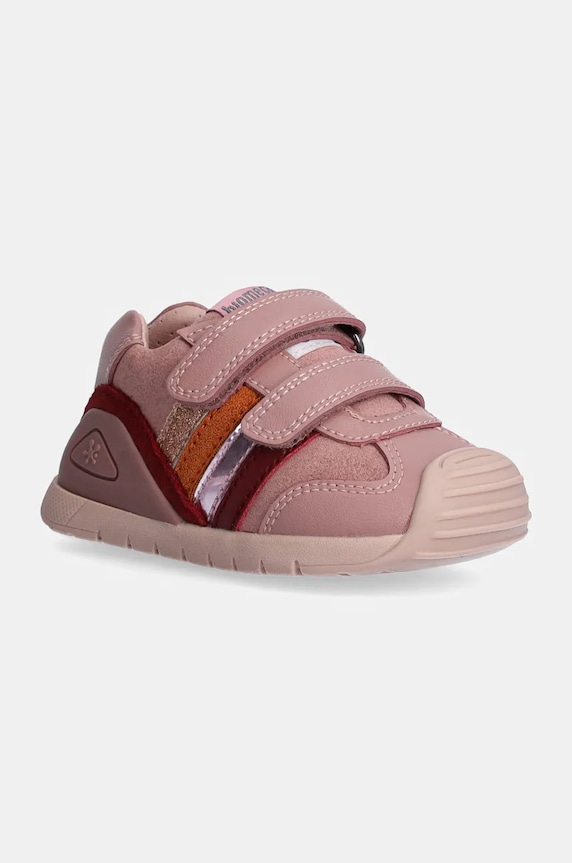 Biomecanics sneakersy zamszowe dziecięce Produkt niemowlęcy różowy 241110.G