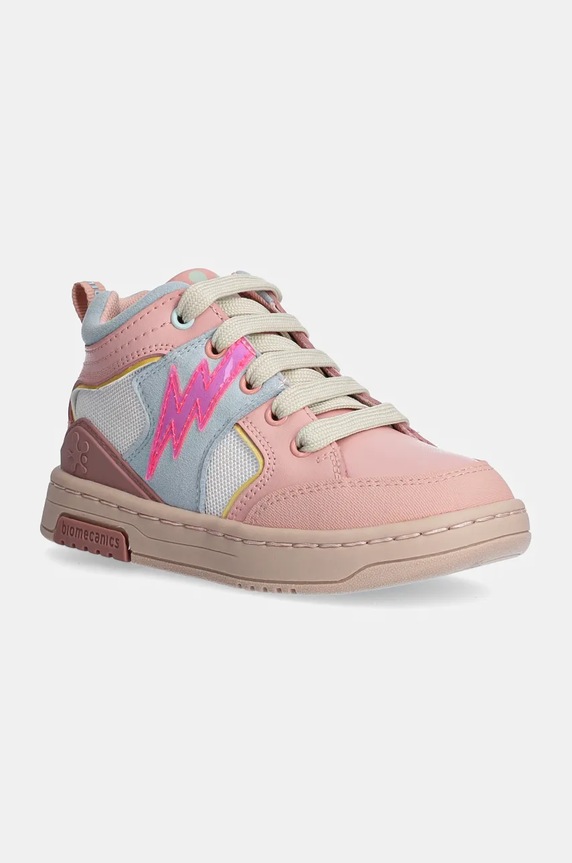 Biomecanics sneakersy dziecięce skóra zamszowa różowy 241203.24.27