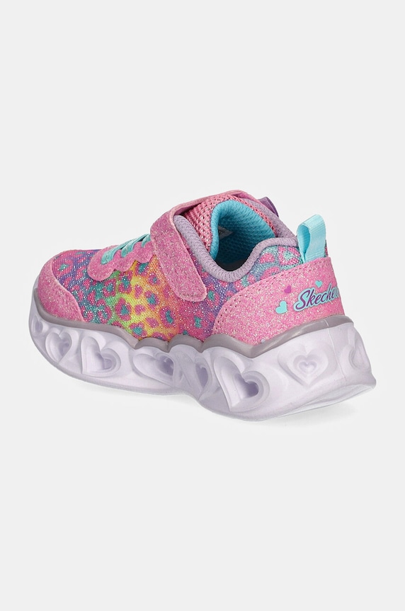 Fete Skechers sneakers pentru copii HEART LIGHTS 302088N roz