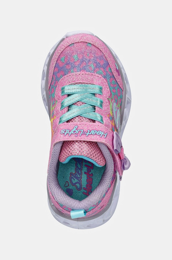 Skechers sneakers pentru copii HEART LIGHTS roz 302088N
