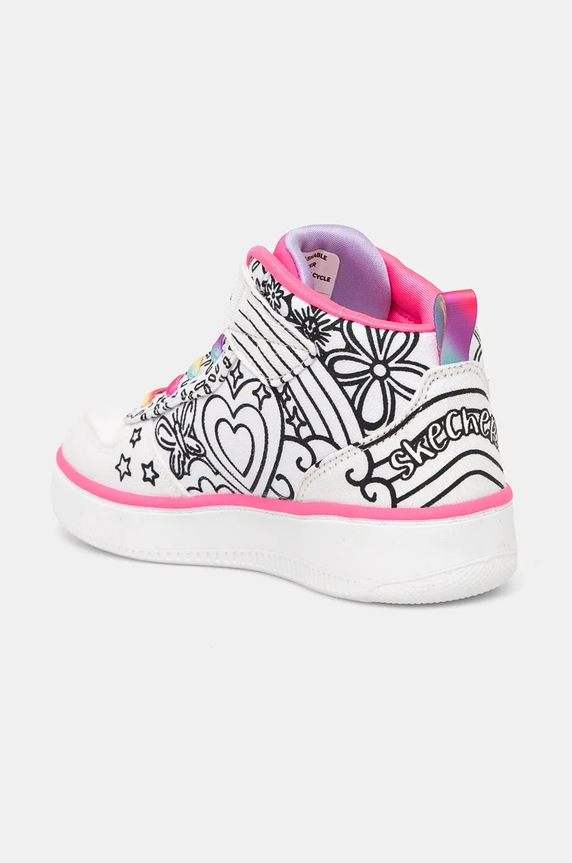 Djevojčice Dječje tenisice Skechers SPORT COURT 92 302213L bijela