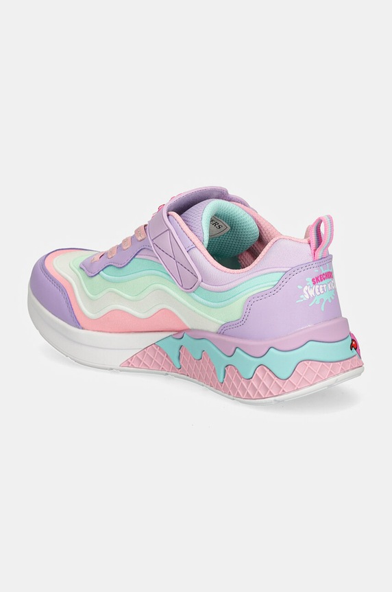 Lány Skechers gyerek sportcipő SUNDAE SWEETIES 303625L lila