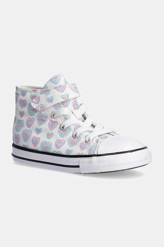 Converse tenisi copii CHUCK TAYLOR ALL STAR 1V jos alb A08379C