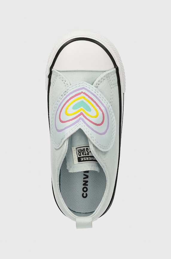 Converse tenisi copii CHUCK TAYLOR AS ONE STRAP albastru A08380C
