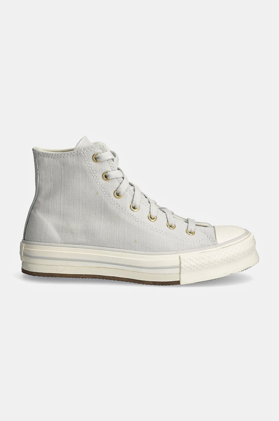 Detské tenisky Converse CHUCK TAYLOR ALL STAR EVA LIFT A10382C sivá AW24