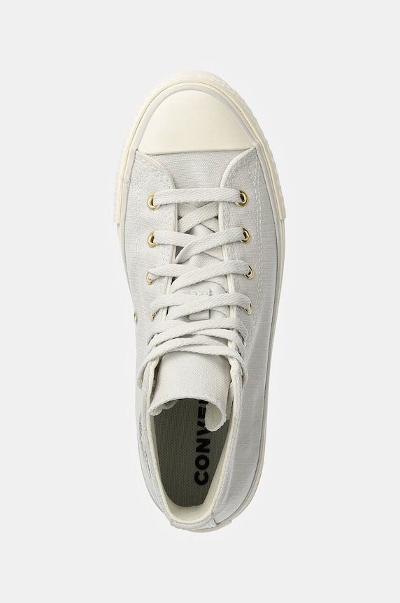 Detské tenisky Converse CHUCK TAYLOR ALL STAR EVA LIFT A10382C sivá