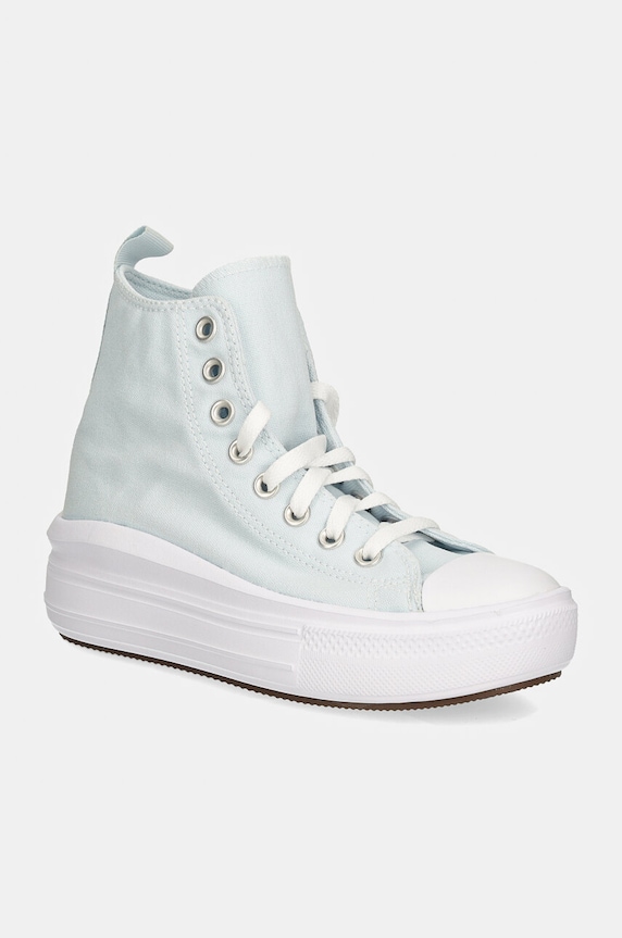Converse trampki dziecięce CHUCK TAYLOR ALL STAR MOVE wysoka niebieski A08427C