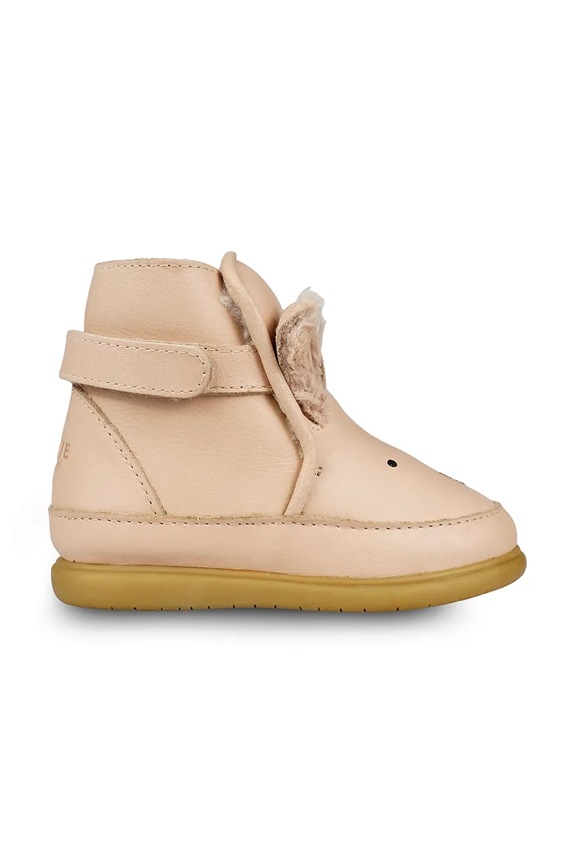 Παιδικές δερμάτινες χειμερινές μπότες Donsje Dubu Exclusive Shoes Fluffy Bunny πορτοκαλί 1500502.