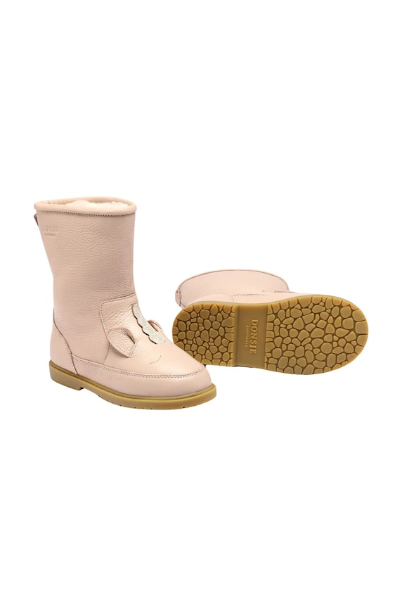 Dětské kožené zimní boty Donsje Wadudu Special Boots Unicorn 2022109.29.33 růžová AW24
