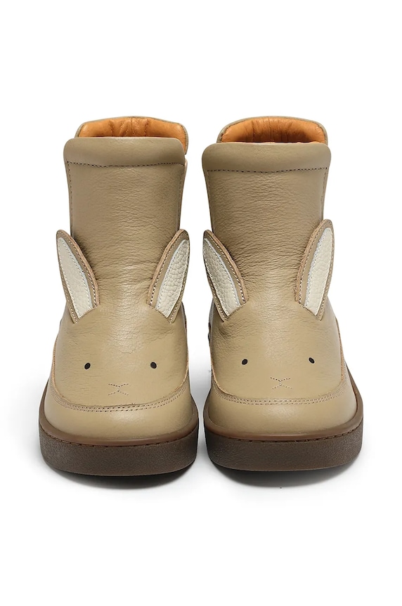Dziewczynka Donsje buty zimowe skórzane dziecięce Thuru Classic Boots Bunny 2023806.29.33 beżowy