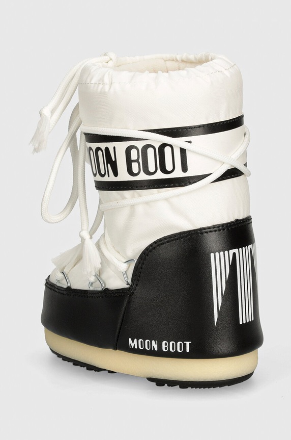 Chłopiec Moon Boot śniegowce dziecięce ICON NYLON 80D1400440 biały