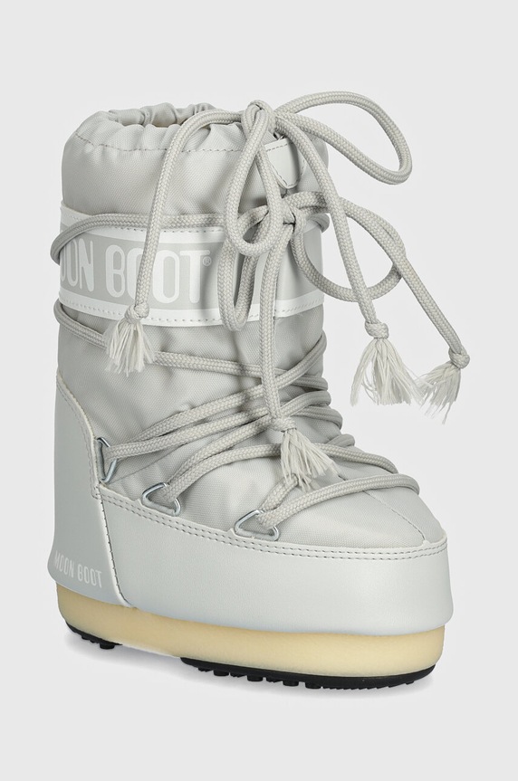 Detské snehule Moon Boot ICON NYLON textilný sivá 80D1400440