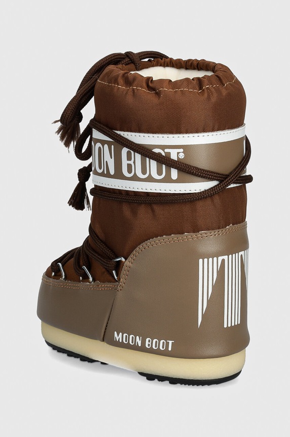 Chłopiec Moon Boot śniegowce dziecięce ICON NYLON 80D1400440 brązowy