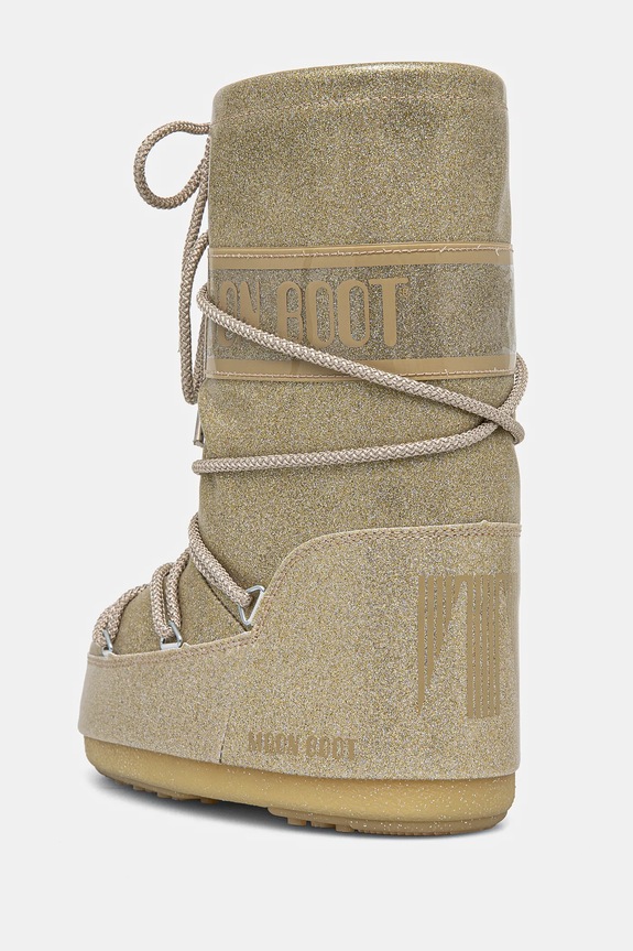 Djevojčice Dječje cipele za snijeg Moon Boot ICON GLITTER 80D1402850 zlatna