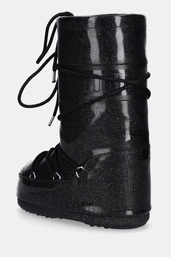 Κοριτσίστικα Παιδικές μπότες χιονιού Moon Boot ICON GLITTER 80D1402850 μαύρο