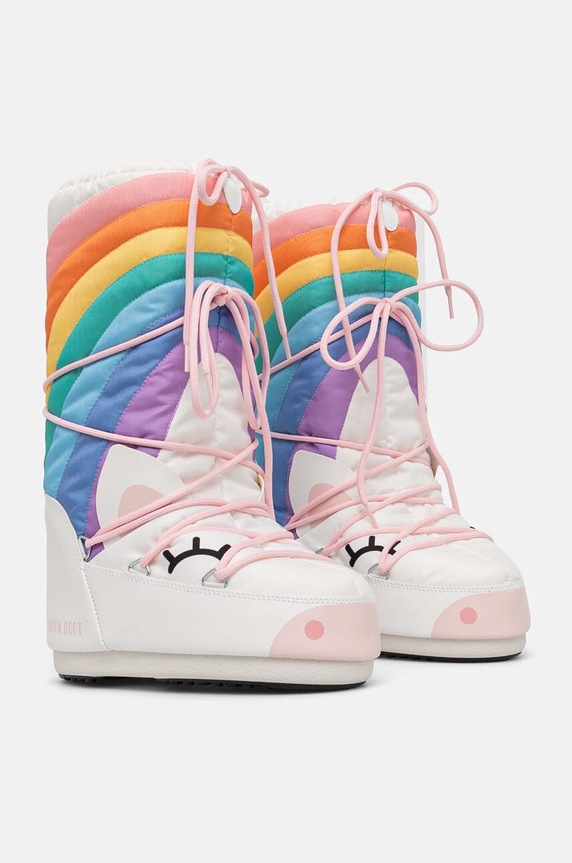 Detské snehule Moon Boot ICON UNICORN 80D3400270 biela AW24