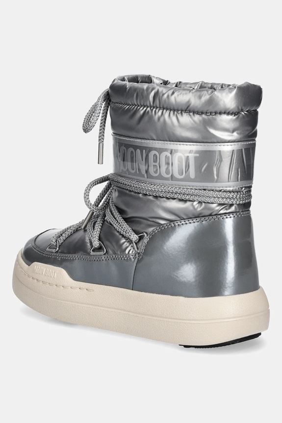 Dievča Detské snehule Moon Boot JR PARK BOOT 80D3440020.G.35.38 strieborná