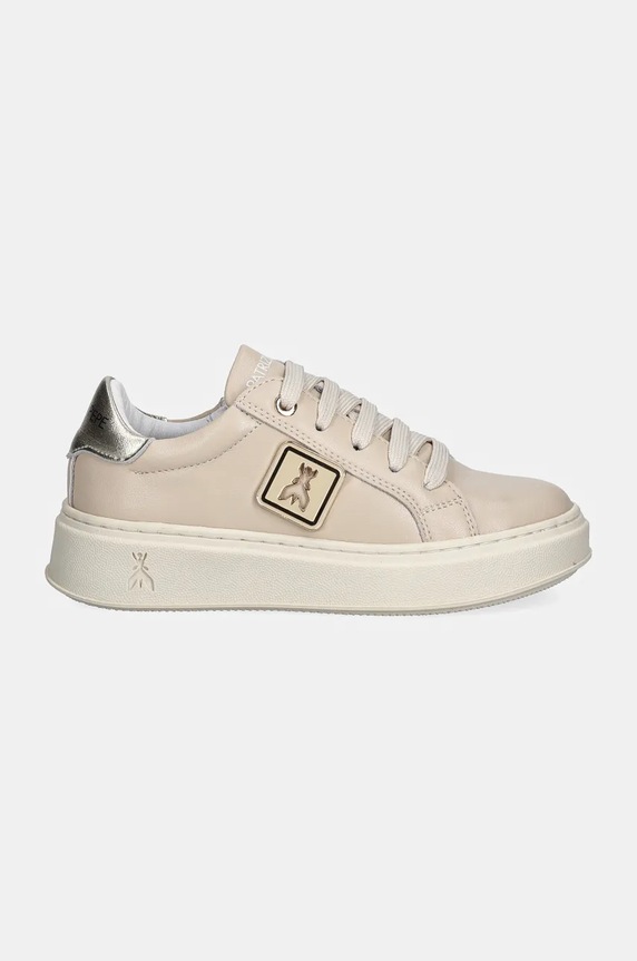 Patrizia Pepe sneakers pentru copii PPJ853.31.34 bej AW24