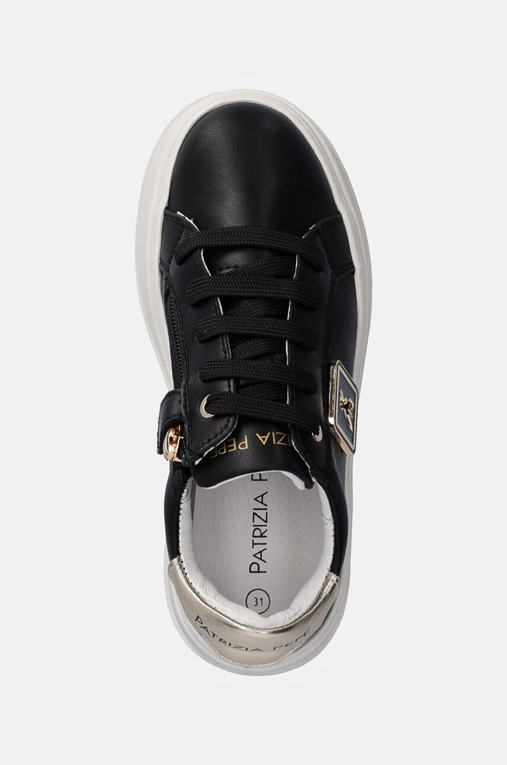 Patrizia Pepe Girl sneakersy czarny PPJ853.31.34