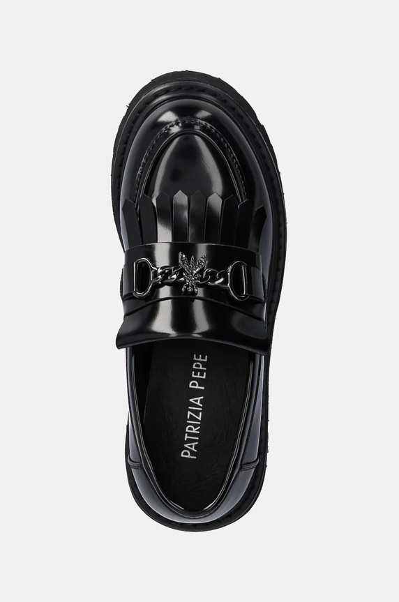 Patrizia Pepe mokasyny dziecięce czarny PPJ882.31.34