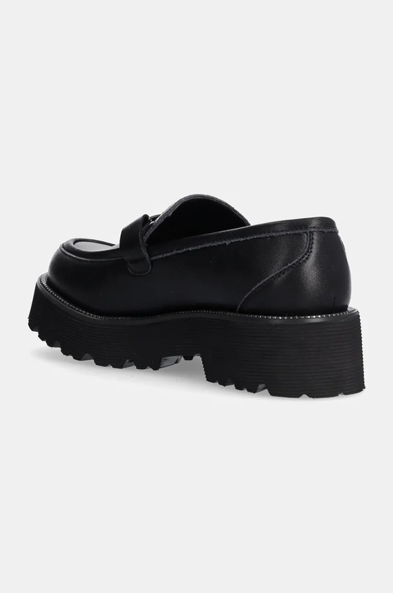 Обувки Детски кожени мокасини Patrizia Pepe Girl PPJ887.35.41 черен