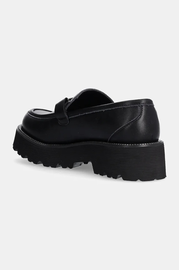 Обувки Детски кожени мокасини Patrizia Pepe Girl PPJ887.35.41 черен