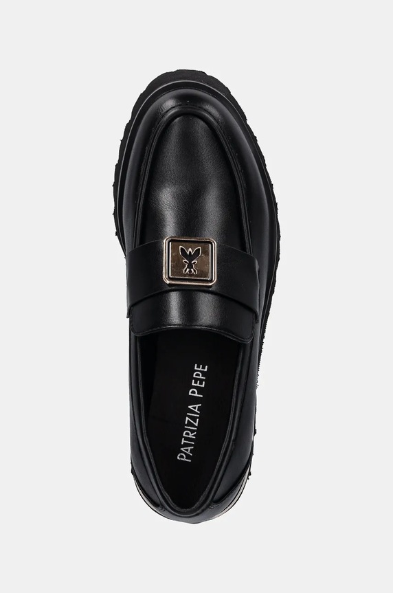 Patrizia Pepe Girl mokasyny czarny PPJ893.35.41