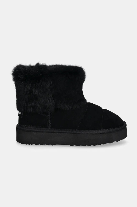 Patrizia Pepe cizme de zapada din piele intoarsa PPD941 negru AW24