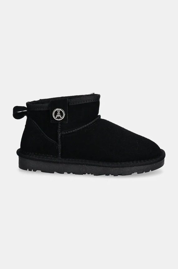 Детски велурени апрески Patrizia Pepe Girl PPJ793.35.41 черен AW24