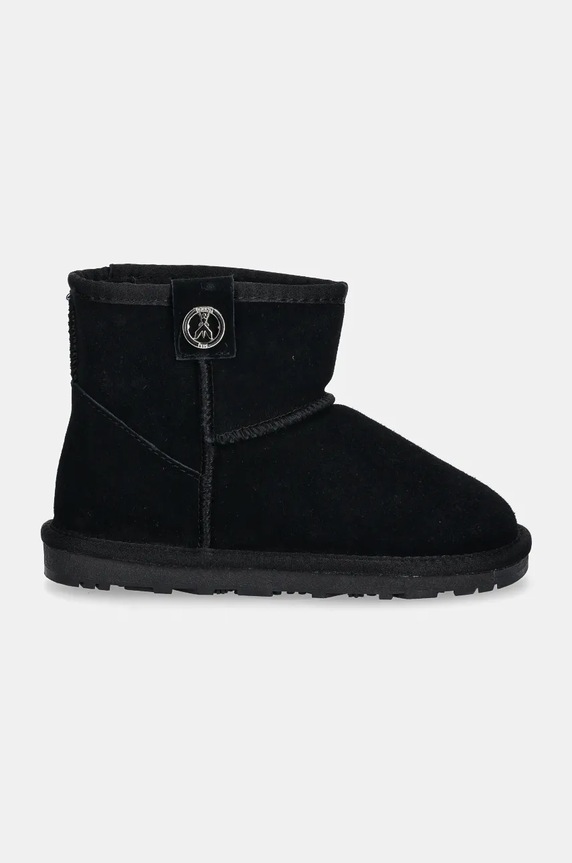 Semišové sněhule Patrizia Pepe Girl PPJ794.30.34 černá AW24