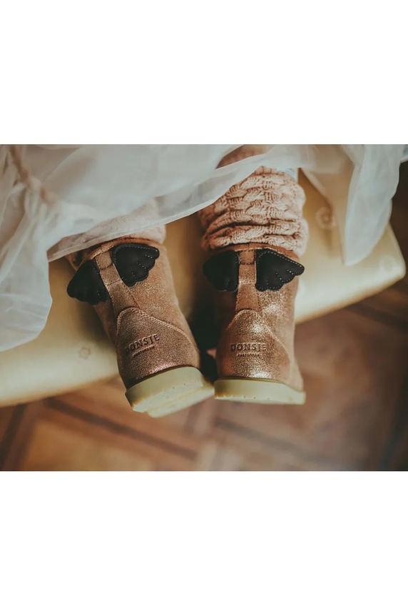 Donsje buty zimowe zamszowe dziecięce Angela Boots Wings 2022200.29.33