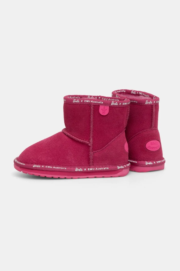 Момиче Детски велурени апрески Emu Australia Barbie Wallaby Mini K13153.Bar розов
