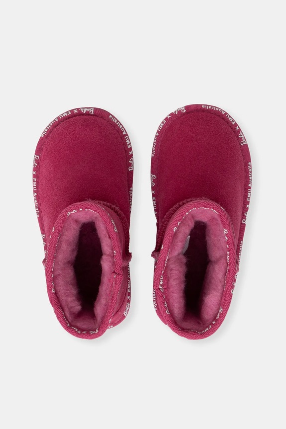 Детски велурени апрески Emu Australia Barbie Wallaby Mini розов K13153.Bar